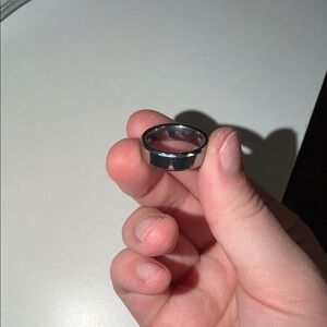 Men's Silver Tungsten Ring